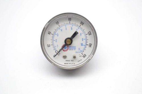 Coilhose 8800-160 0-160psi 2 in 1/4 in npt pressure gauge b441512 for sale