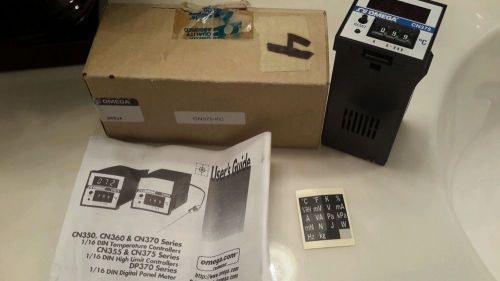 Omega cn375-kc 1/16 din high limit temperature controller display  new $109 for sale