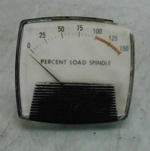 General Electric Percent Load Spindle Meter, 50-254400FAFA6JAF, Used, WARRANTY