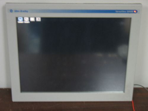 ALLEN BRADLEY 6186-M15ALTR INDUSTRIAL COMPUTER MONITOR VERSAVIEW 2000