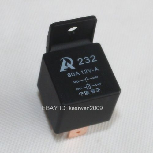 New Universal 12V 80A Car Relay 4 pin Split Charge Relay Normally open car start