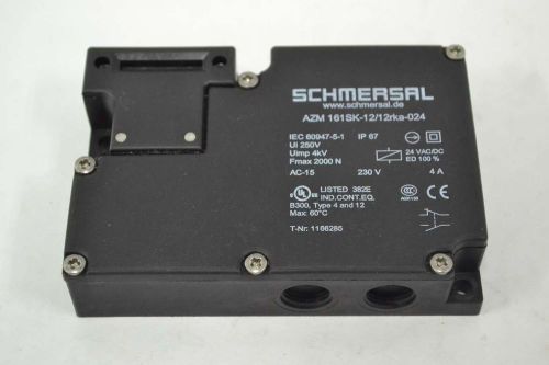 SCHMERSAL AZM 161SK-12/12RKA-024 DOOR INTERLOCK SAFETY RELAY 230V-AC B355744