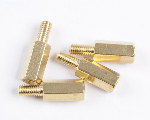 25pcs m3 male 6mm x m3 female 10mm m3 10+6 brass standoff spacer for sale