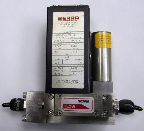 Sierra instruments mass flow controller 840d-m-1-v4-sc nos!!! for sale