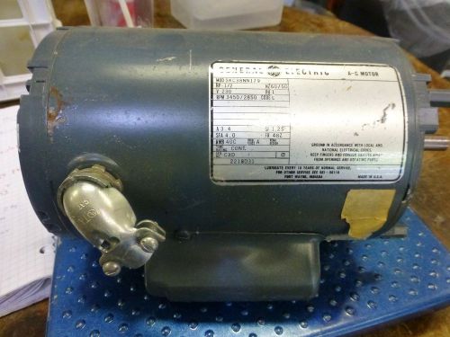 General electric ge motor a-c 5kc38nn179 1/2 hp 3450/2850 rpm for sale