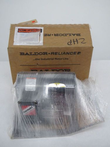 New baldor m3209 ac 2hp 208-230/460v-ac 1755rpm 184 3ph electric motor b304668 for sale