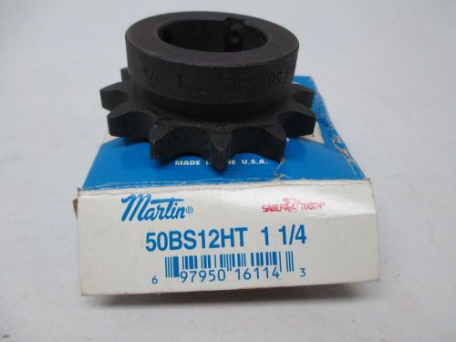 New martin 50bs12ht 1-1/4 sprocket chain single row 1-1/4 in sprocket d304461 for sale