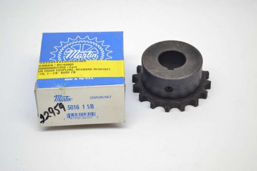 Martin 5016 1 1/8 half coupling gear 1-1/8 in single row chain sprocket b401244 for sale