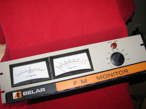 Belar FMM-1 FM Broadcast modulation Monitor