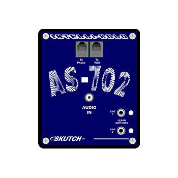 Skutch AS-702-B Intelli-Hold, 2 line Music On Hold Device
