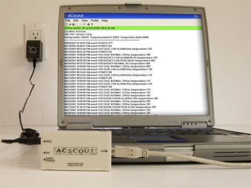 Acscout power quality analyzer - monitor power and analyze freq for sale