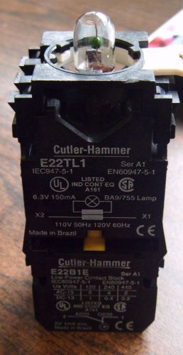 CUTLER HAMMER LIGHT MODULE E22TL1 W/ E22B1E