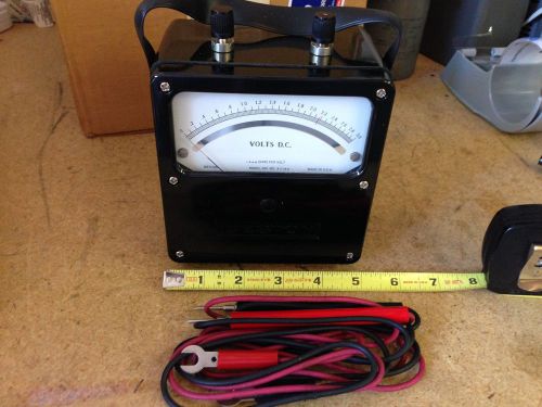 RARE NOS, in box, pristine, Weston Electrical DC Voltmeter 931