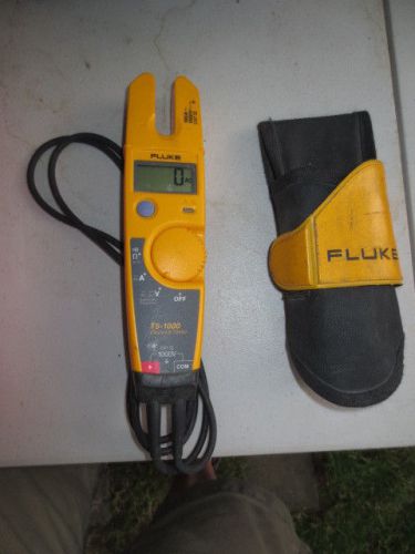Fluke Electrical Tester T5-1000 used working order looks good works great /case
