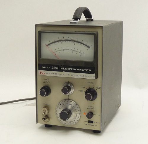 KEITHLEY INSTRUMENTS 610C 610 SOLID-STATE ANALOG ELECTROMETERS ELECTRO METER