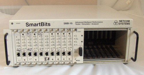 Netcom smb-10 smartbits network analzer + modules for sale