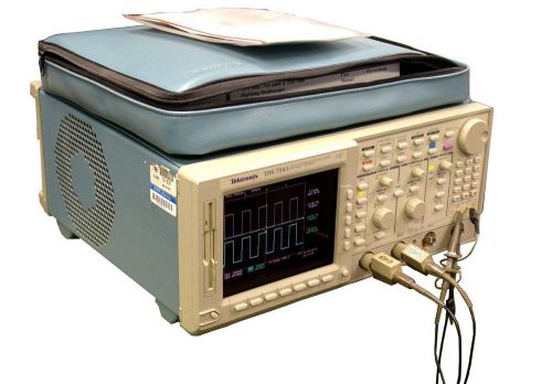Tektronix color digital oscilloscope 4 channel 500mhz model tds754a for sale