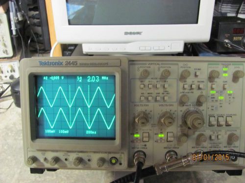 Tektronix 2445 Analog Oscilloscope 4 Channel in Fine condition