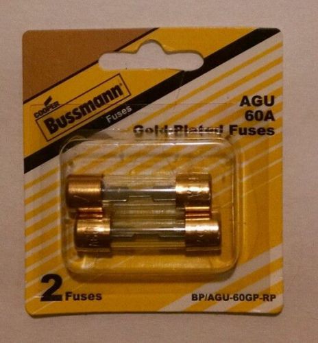 Cooper Bussmann Fuses AGU 60A Gold-Plated