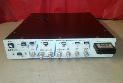 Laird telemedia cg-7000es character generator &amp; module cg7000 for sale
