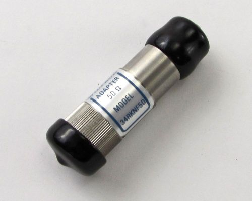 Wiltron/Anritsu 34RKNF50, RK(m) to N(f) Coaxial Connector Adapter, 50?, DC-18GHz