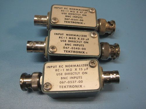 Set of 3 Tektronix Input RC Normalizers