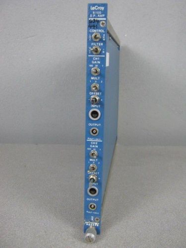 Lecroy 8100 D.P. AMP Dual Program Amplifier Module CAMAC