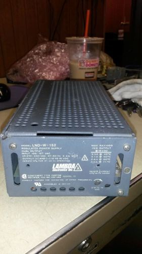 LAMBDA LND-W-152 REGULATED POWER SUPPLY *USED*