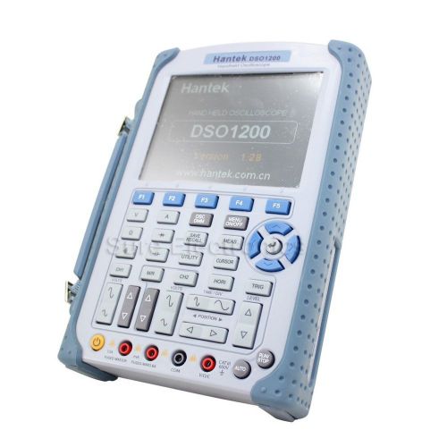 Hantek dso1200 portable handheld oscilloscope scopemeter usb dmm 200mhz 5.7&#034; 2ch for sale