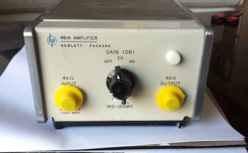 HP 461A Amplifier IKC-150MC 115 / 230V 50 - 1000 Cycles No Power Adapter