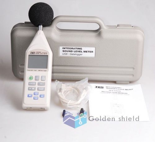 TES-1353H Integrating Sound Level Meter(RS-232)  Measurement Level 30dB to 130dB