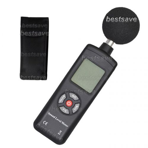 Pro digital lcd sound meter noise level 30 ~130db freq. 31.5hz~8khz tester b0433 for sale