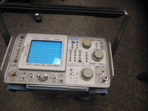 Tektronix 494p spectrum analyzer w/cover and manuals on cd for sale