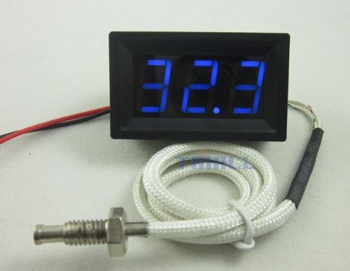 Blue LED 0-999°C Temperature Thermocouple Thermometer Temp Panel Meter Display