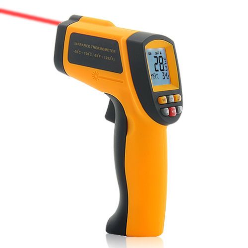Advanced Non-Contact Thermometer - Laser Targeting and Emissivity Adjustment