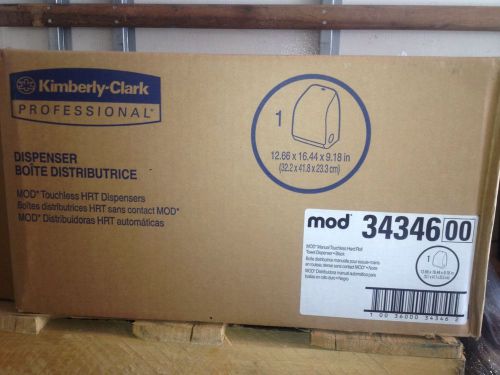 Kimberly clark  mod 34346 dispenser hard roll towel black for sale