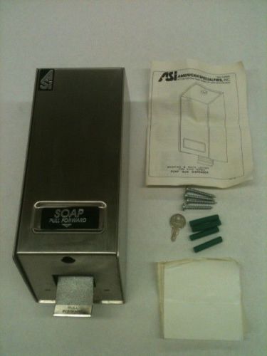 New  american specialies inc. ( asi )  5001-ss cartridge soap dispenser for sale