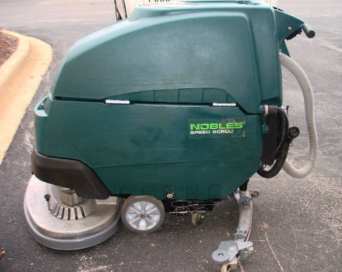 Awesome looking, 24v, nobles ss5 floor scrubber, 800mm, 32&#034;, new batteries, wow for sale