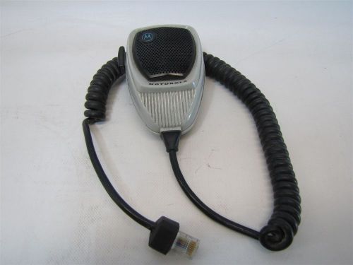 Motorola HMN1056D Mobile Radio Hand Palm Wired Speaker Microhphone *White*