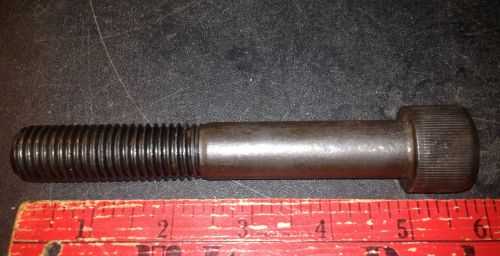 3/4 x 5&#034; socket head cap allen screw bolt,tpi 10, black oxide steel. for sale