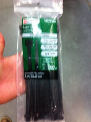 100 ct 8&#034; outdoor cable ties