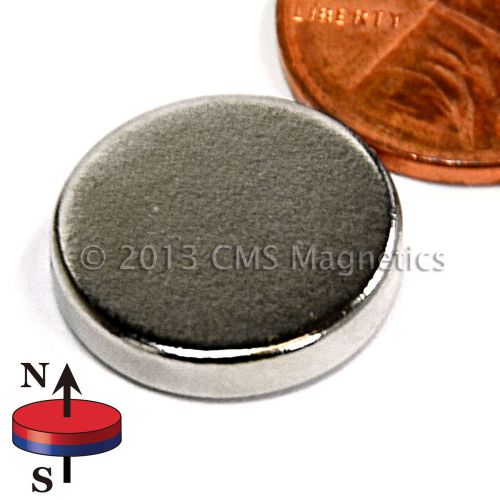 N45 neodymium disc magnet dia 5/8&#034;x1/8&#034; 500 pc for sale