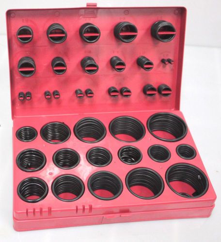 419pc metric rubber o&#039;ring o ring kit hydraulic air gas water washer plumbing for sale