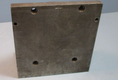 No brand right angle machine mounting bracket 11/16&#034; steel 6x6&#034; face used for sale