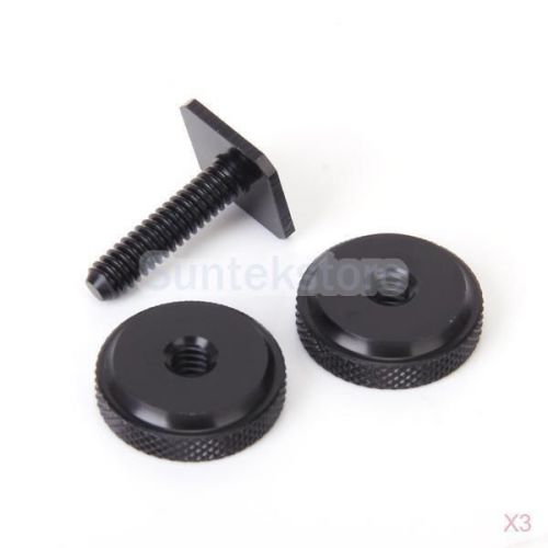 3x pro 1/4&#034; metal mount adapter w/ 2 nuts for tripod screw to flash hotshoe for sale