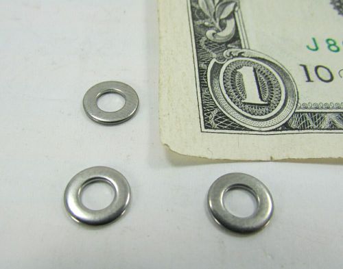 Lot 200 mil spec #6 or m4 18-8 stainless steel flat washers gould ms15795-805 for sale