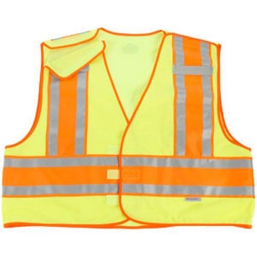 Ergodyne glowear 8245psv hi-vis reflective safety vest size 4xl/5xl new in bag! for sale