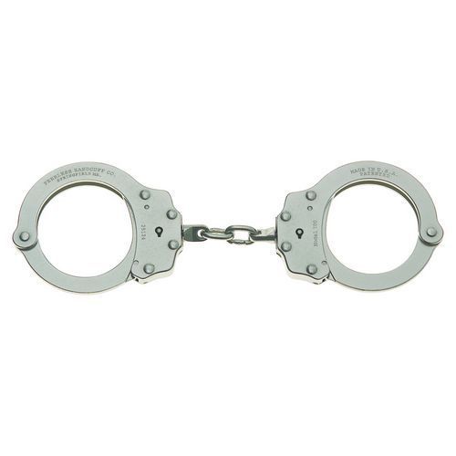 Peerless 700BN  Nickle Chain link handcuff - PR4710 with Two Keys