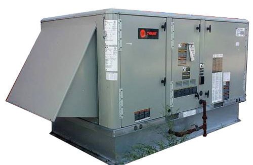 2011 trane precedent commercial forced air furnace with cooling unit for sale