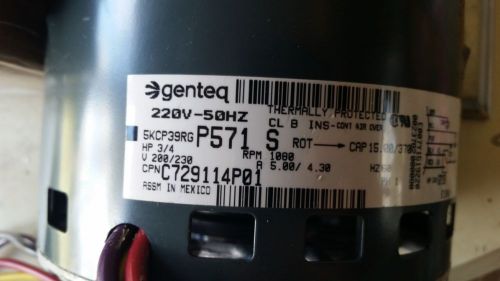 3/4 HP 230v Condenser FAN MOTOR 5KCP39RGP571S P571